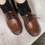 Load image into Gallery viewer, Peyton in Brown - Derbies - Rob and Mara