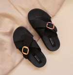 Load image into Gallery viewer, Demi in All Black - Sandals - Mercino