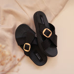 Load image into Gallery viewer, Demi in All Black - Sandals - Mercino