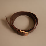 Load image into Gallery viewer, Golda Belt in Walnut - Belts - Rob and Mara