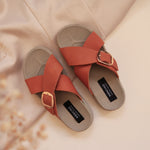 Load image into Gallery viewer, Demi in Vintage Tan (on beige sole) - Sandals - Mercino