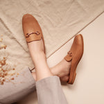 Load image into Gallery viewer, Celeste in Camel - Mules - Rob and Mara