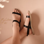 Load image into Gallery viewer, Tanya in Black - Sandals - Mercino