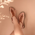 Load image into Gallery viewer, Therese in Brown - Sandals - Mercino