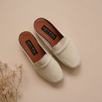 Load image into Gallery viewer, Venice in White - Mules - Rob and Mara