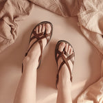 Load image into Gallery viewer, Vera in Brown - Sandals - Mercino