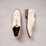 Load image into Gallery viewer, Victoria in White - Brogues - Rob and Mara