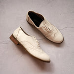 Load image into Gallery viewer, Victoria in White - Brogues - Rob and Mara