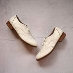 Load image into Gallery viewer, Victoria in White - Brogues - Rob and Mara