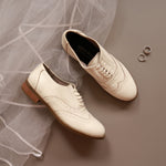 Load image into Gallery viewer, Victoria in White - Brogues - Rob and Mara