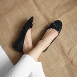 Load image into Gallery viewer, Bella in Black - Ballet Flats - Rob and Mara