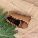 Load image into Gallery viewer, Beatrix in Fudge & Coffee - Moccasins - Rob and Mara