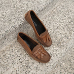 Load image into Gallery viewer, Charlotte in Brown & Coffee - Moccasins - Rob and Mara