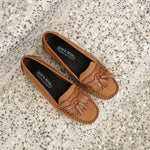 Load image into Gallery viewer, Charlotte in Fudge & Coffee - Moccasins - Rob and Mara