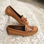 Load image into Gallery viewer, Charlotte in Fudge & Coffee - Moccasins - Rob and Mara