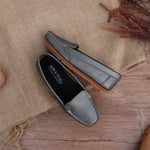 Load image into Gallery viewer, Devon in Gun Metal - Moccasins - Rob and Mara