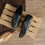 Load image into Gallery viewer, Ezra in Black - Brogues - Rob and Mara