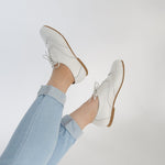 Load image into Gallery viewer, Ezra in White - Brogues - Rob and Mara