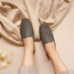 Load image into Gallery viewer, Aria in Stone Gray - Mules - Rob and Mara