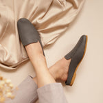Load image into Gallery viewer, Aria in Stone Gray - Mules - Rob and Mara