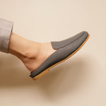 Load image into Gallery viewer, Aria in Stone Gray - Mules - Rob and Mara