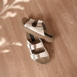 Load image into Gallery viewer, Bailey in White (on beige sole) - Sandals - Mercino