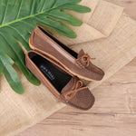 Load image into Gallery viewer, Beatrix in Brown & Coffee - Moccasins - Rob and Mara