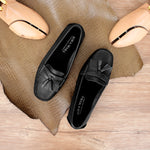 Load image into Gallery viewer, Charlotte in Black - Moccasins - Rob and Mara