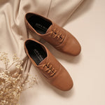 Load image into Gallery viewer, Margaux in Cognac Brown - Brogues - Rob and Mara