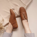 Load image into Gallery viewer, Margaux in Cognac Brown - Brogues - Rob and Mara