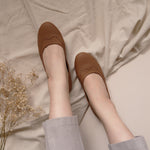 Load image into Gallery viewer, Olivia in Cognac Tan - Ballet Flats - Rob and Mara