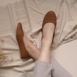 Load image into Gallery viewer, Olivia in Cognac Tan - Ballet Flats - Rob and Mara