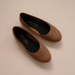 Load image into Gallery viewer, Olivia in Cognac Tan - Ballet Flats - Rob and Mara