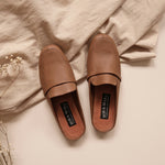 Load image into Gallery viewer, Venice in Cognac Brown - Mules - Rob and Mara