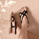 Load image into Gallery viewer, Vera in Black - Sandals - Mercino