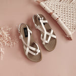 Load image into Gallery viewer, Vera in White - Sandals - Mercino
