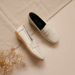 Load image into Gallery viewer, Vienna in Ivory - Loafers - Rob and Mara