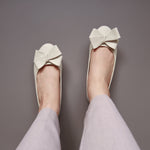 Load image into Gallery viewer, Primrose in Ivory - Ballet Flats - Rob and Mara
