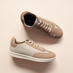 Load image into Gallery viewer, Ashton in Fog &amp; Beige Combo - Sneakers - Rob and Mara

