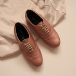 Load image into Gallery viewer, Aster in Champagne - Brogues - Rob and Mara
