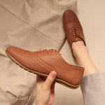 Load image into Gallery viewer, Aster in Cognac Tan - Brogues - Rob and Mara
