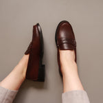 Load image into Gallery viewer, Cameron in Antique Amaretto - Loafers - Rob and Mara
