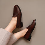 Load image into Gallery viewer, Cameron in Antique Amaretto - Loafers - Rob and Mara
