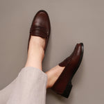 Load image into Gallery viewer, Cameron in Antique Amaretto - Loafers - Rob and Mara
