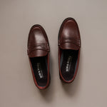 Load image into Gallery viewer, Cameron in Antique Amaretto - Loafers - Rob and Mara
