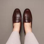 Load image into Gallery viewer, Cameron in Antique Amaretto - Loafers - Rob and Mara
