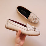 Load image into Gallery viewer, Charlotte in Ivory - Moccasins - Rob and Mara
