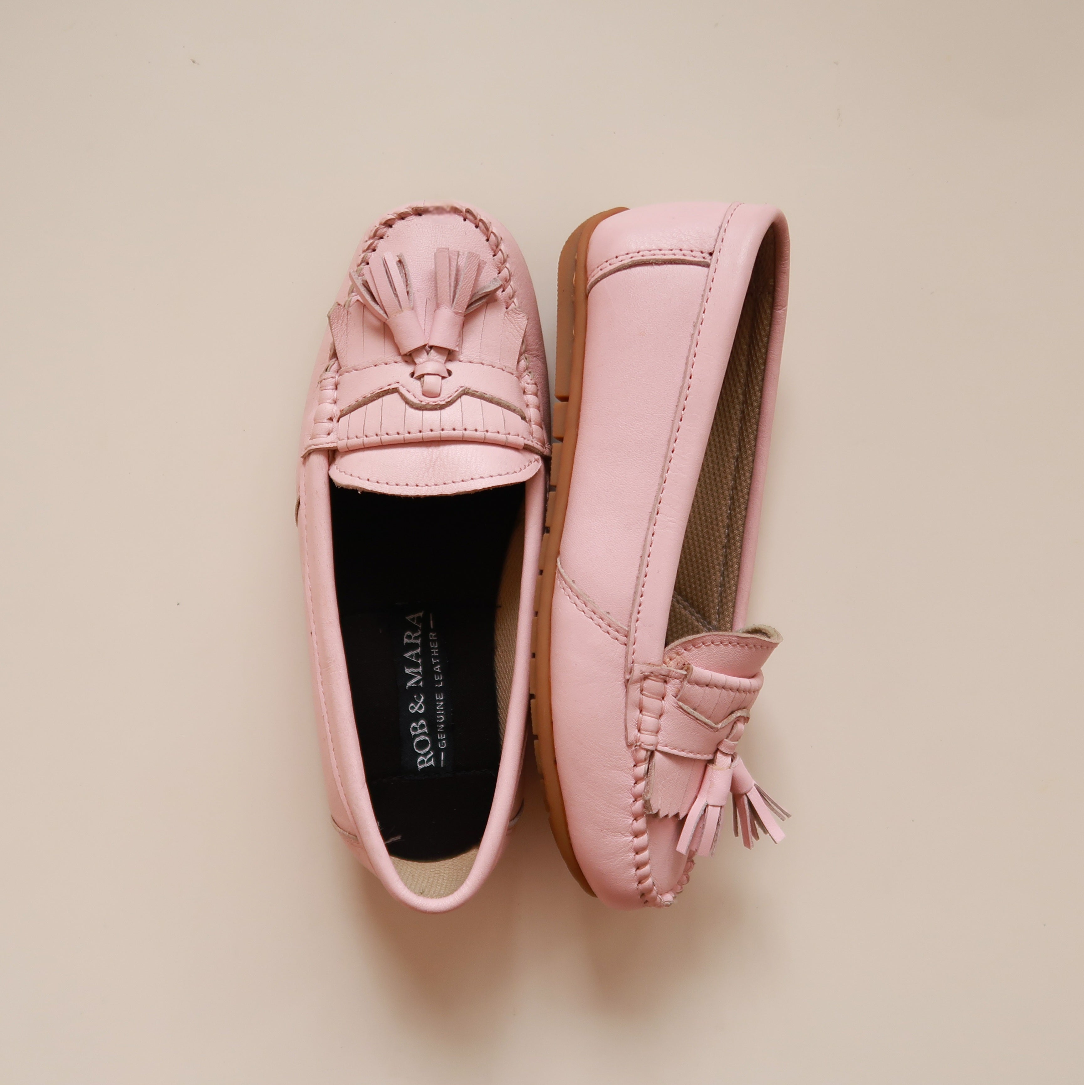 Charlotte in Pale Rose - Moccasins - Rob and Mara