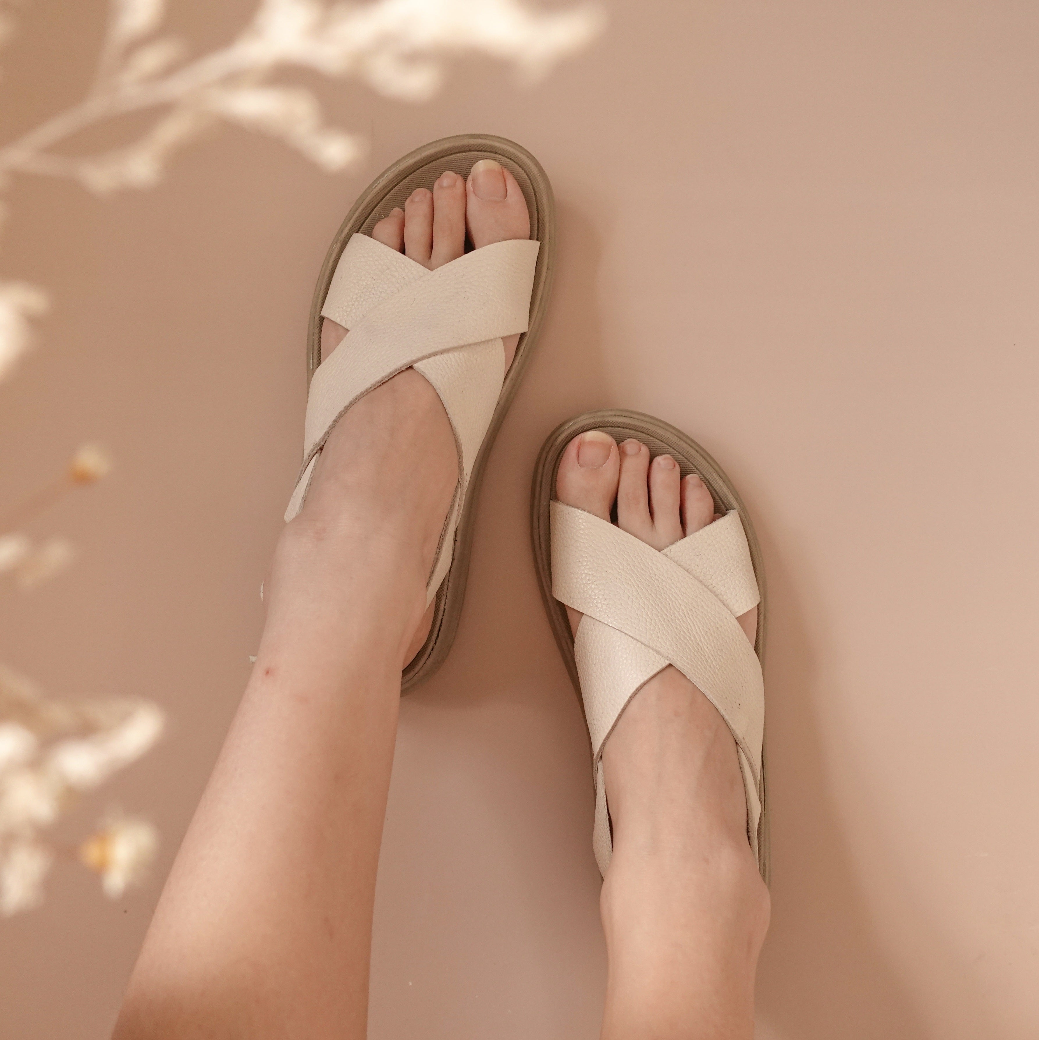 Ashley in Ivory - Sandals - Mercino