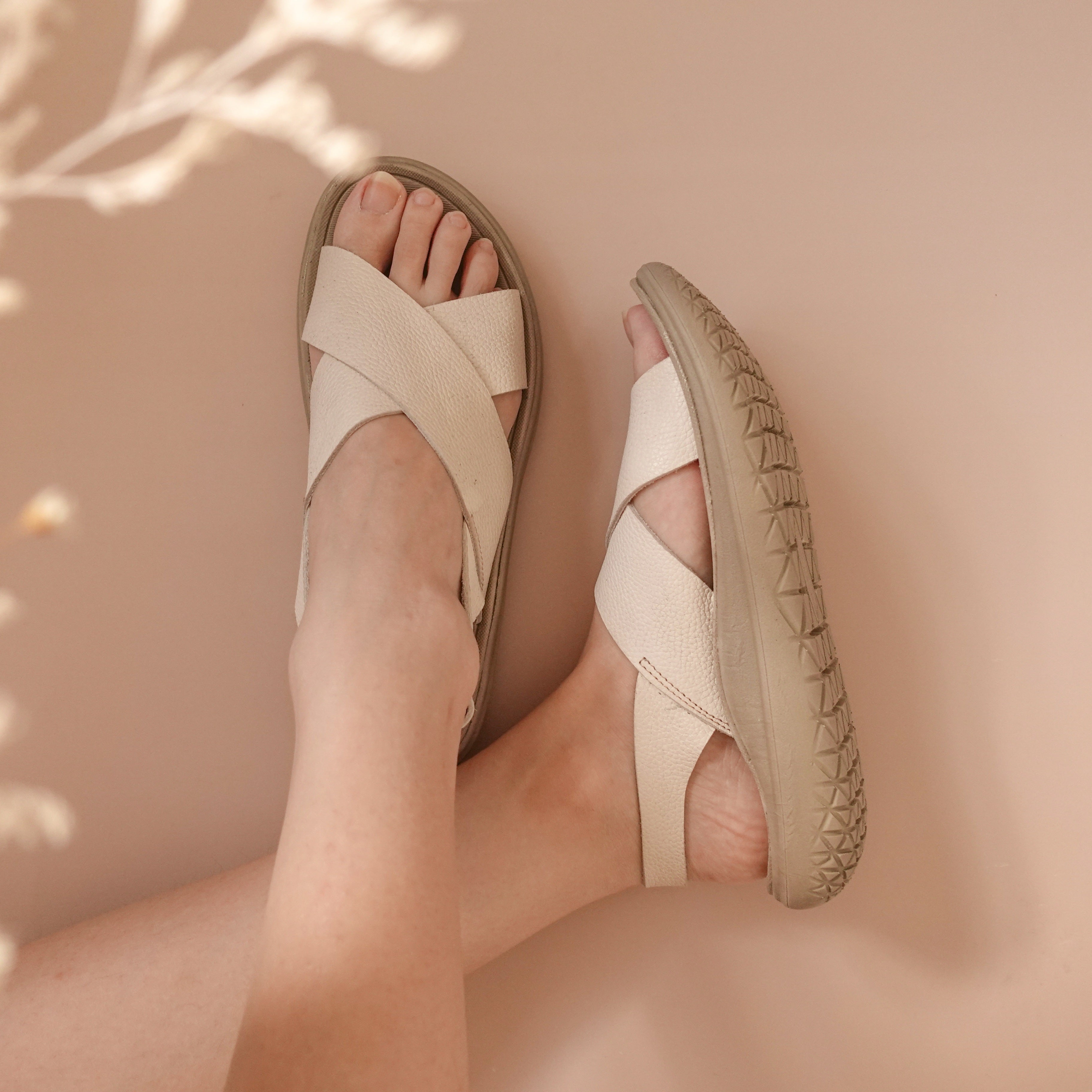 Ashley in Ivory - Sandals - Mercino